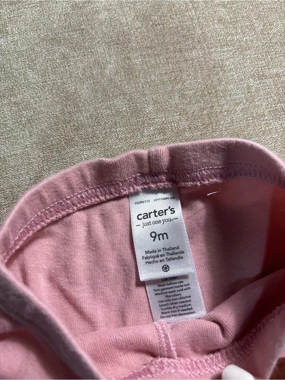 Carter's Dusty Pink Baby/Toddler Leggings